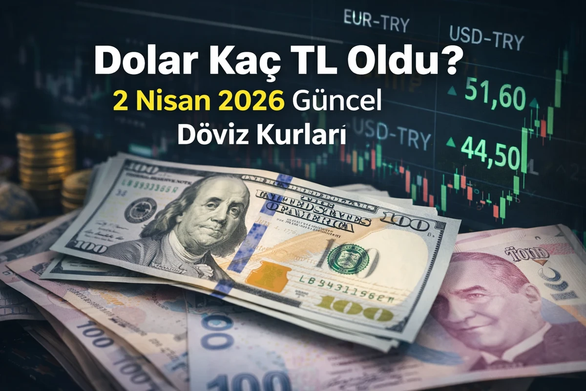 Dolar Kaç TL Oldu? 2 Nisan 2026 Güncel Döviz Kurları Açıklandı